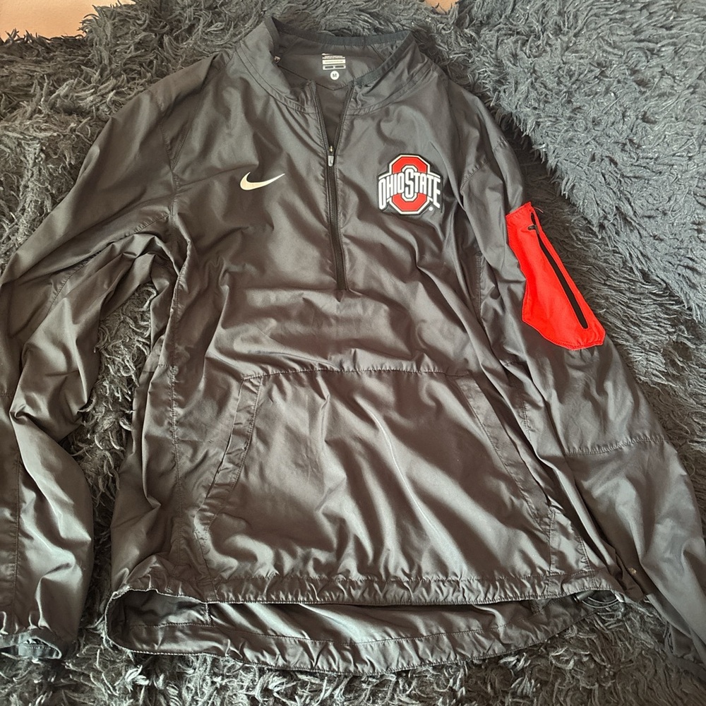 Nike Ohio State Black Pullover Jacket